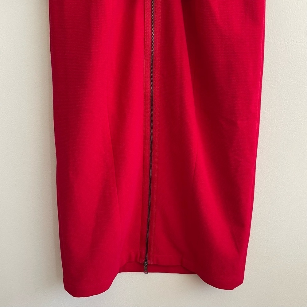 Cushnie et Ochs red cut out dress back zip cherry sexy going out event valentine - Picture 7 of 13